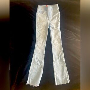 SPANXshape every where flare jeans. Light wash XS